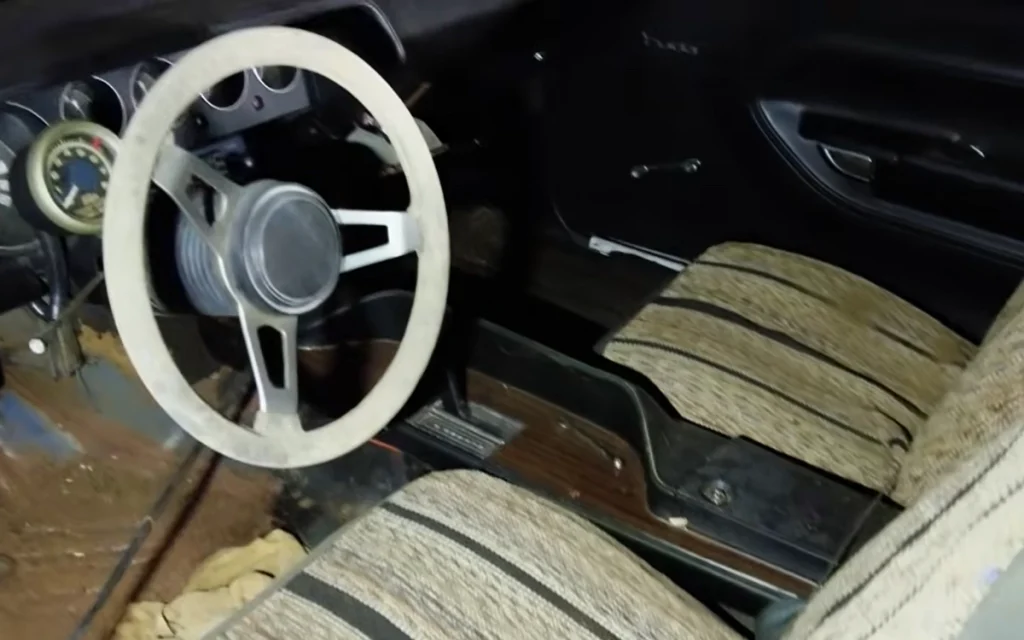 A 1971 Plymouth Barracuda has been discovered in what might be one of the most unusual barn finds ever.