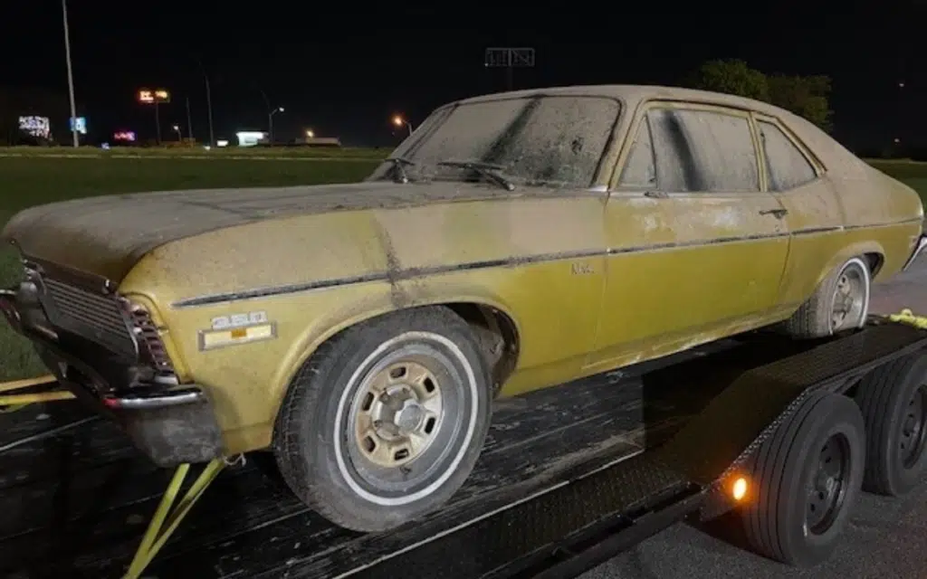 Texas man bought a herd of cars from an estate sale but found the crowing Chevrolet Nova jewel locked in a barn