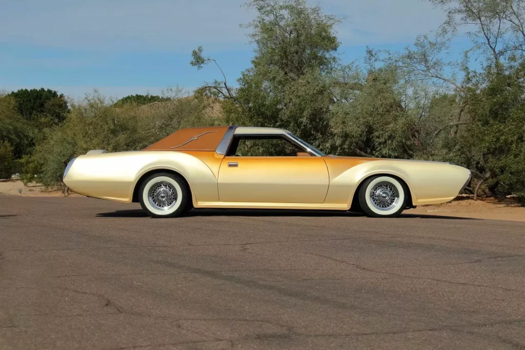 This 1973 Lincoln Continental was transformed into a chrome-heavy custom with a real granite interior and a massive 460 V8