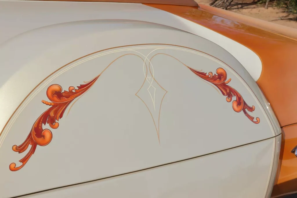 This 1973 Lincoln Continental was transformed into a chrome-heavy custom with a real granite interior and a massive 460 V8