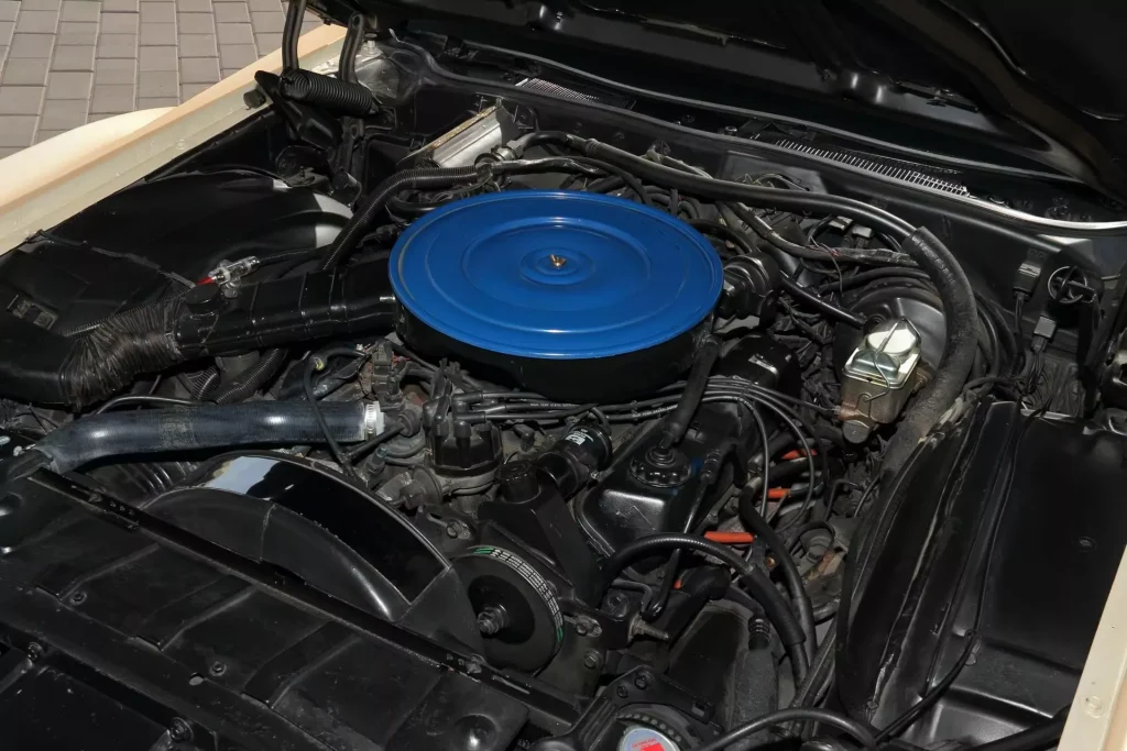 This 1973 Lincoln Continental was transformed into a chrome-heavy custom with a real granite interior and a massive 460 V8