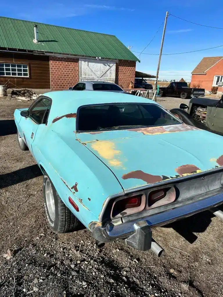 Mysterious 1973 Dodge Challenger has surprise under the hood