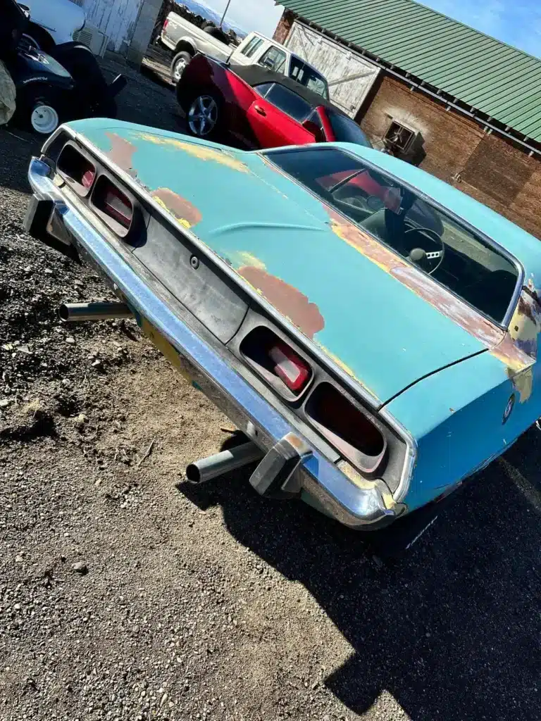 Mysterious 1973 Dodge Challenger has surprise under the hood