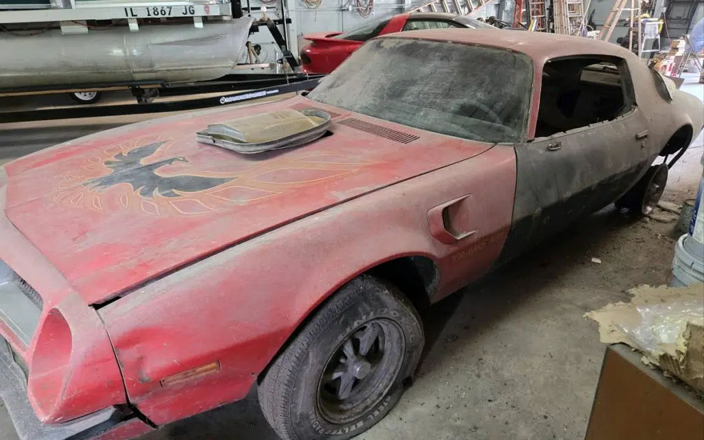 1974 Pontiac Trans Am Abandoned Front Quarter