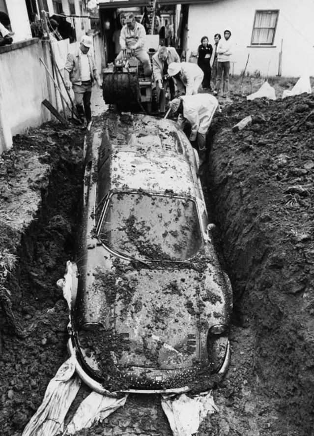 Rare Ferrari found buried in backyard has remarkable history