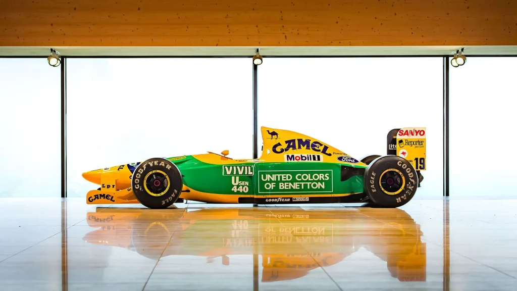 The Benetton Michael Schumacher won his first Grand Prix in is going up for sale, marking the exact moment his Formula One career shifted from promise to legend