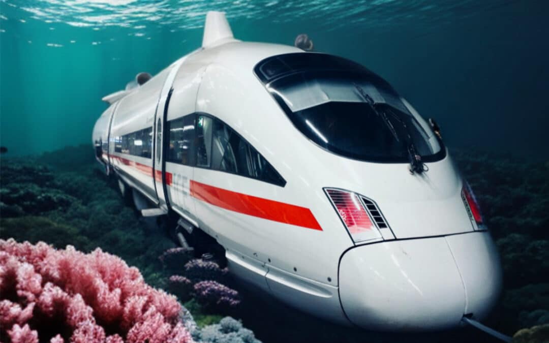Dubai is working on a 1,200-mile underwater train to India