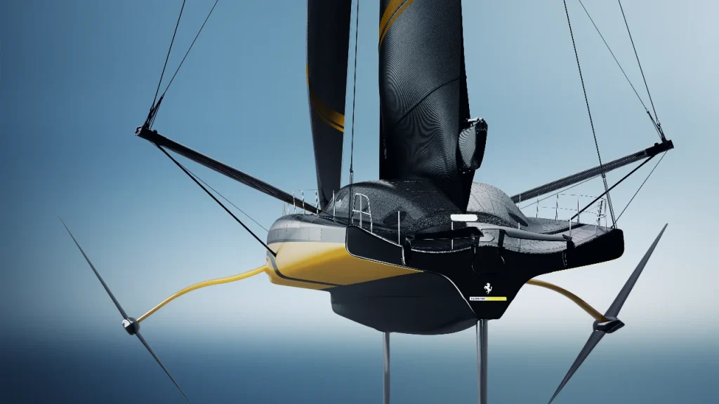 Ferrari is applying the same systems thinking that wins at Le Mans to a 100 foot ocean racing yacht and the result is breathtaking