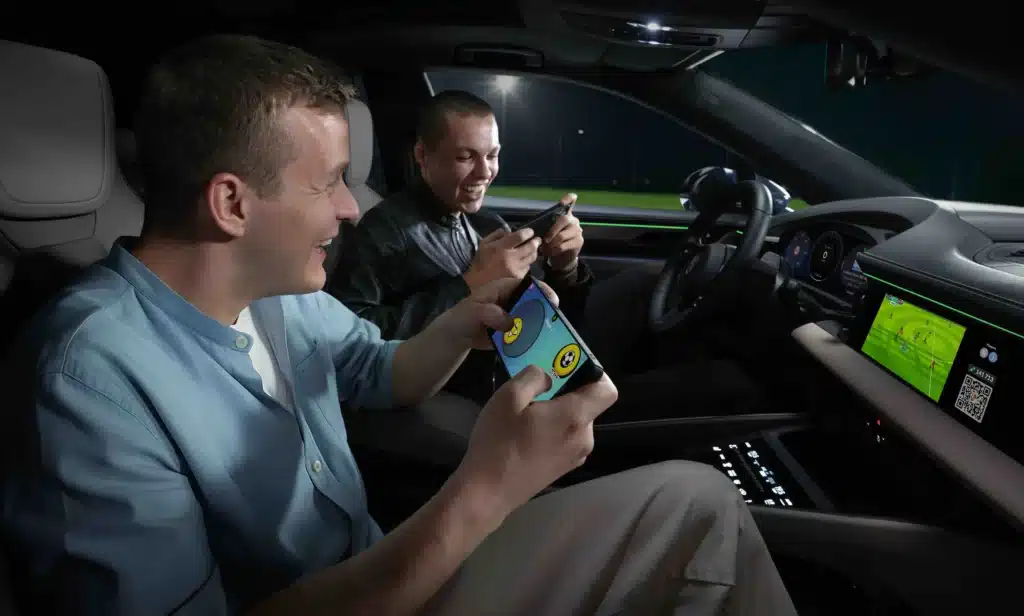 Porsche is integrating a in-car gaming system into its next car