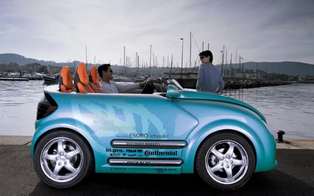 Rinspeed built the Presto car that could shrink to make parallel parking easier