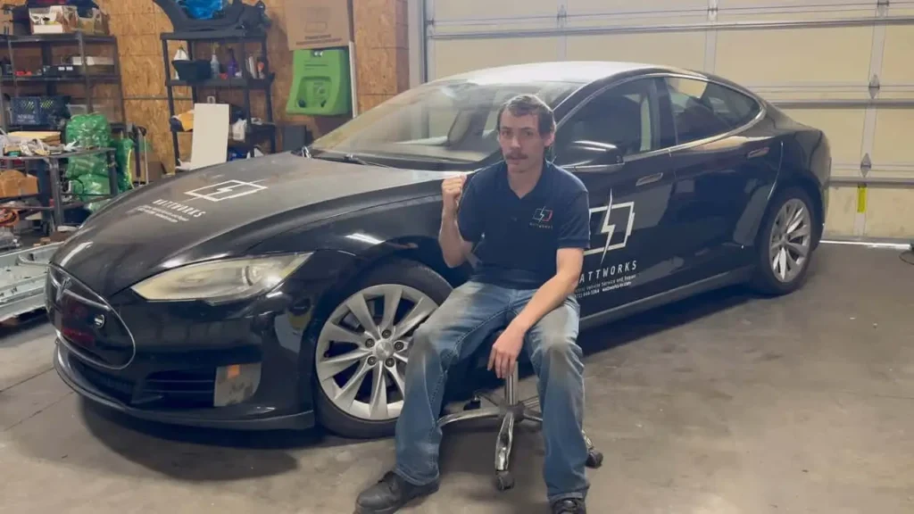Alex was able to swap the battery in his Tesla Model S 70D - but was it worth the $9,500 cost?