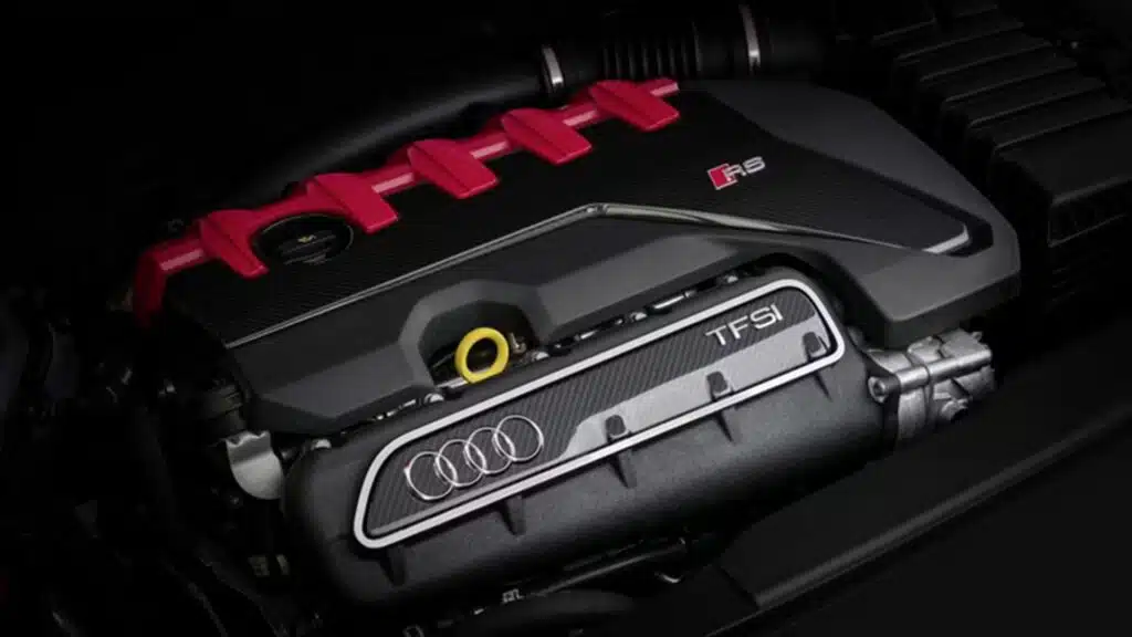 The 2018 Audi RS3 comes with a masterclass of a 2.5 liter, turbocharged inline-five engine.