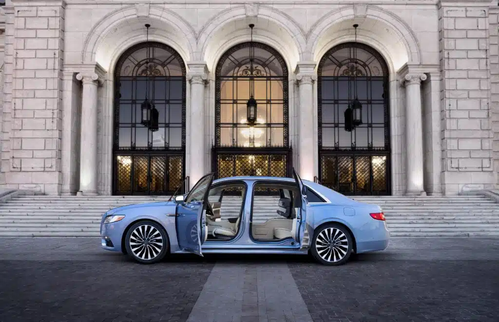 This American luxury sedan brings Rolls-Royce's coolest feature, coach doors, suicide doors, Lincoln Continental, and luxury car design to buyers for $80K