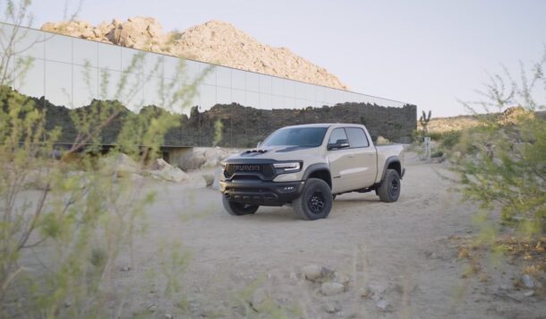 Watch Ken Block thrash the $100K Ram 1500 TRX Sandblast Edition in the ...