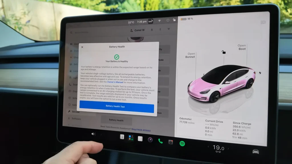 Man tests his 2022 Tesla Model 3 LFP EV battery's degradation after 78,000 miles to see if he can shatter common EV myth