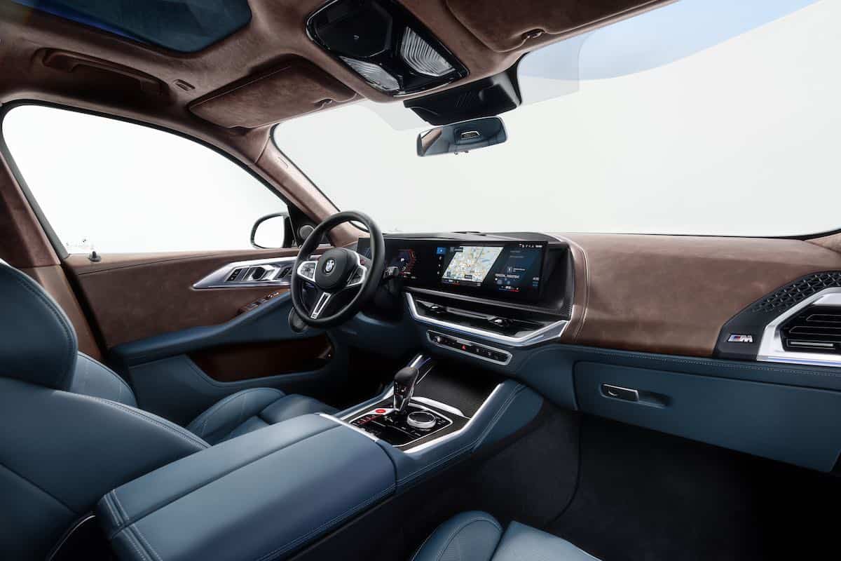 Interior of the 2023 BMW XM