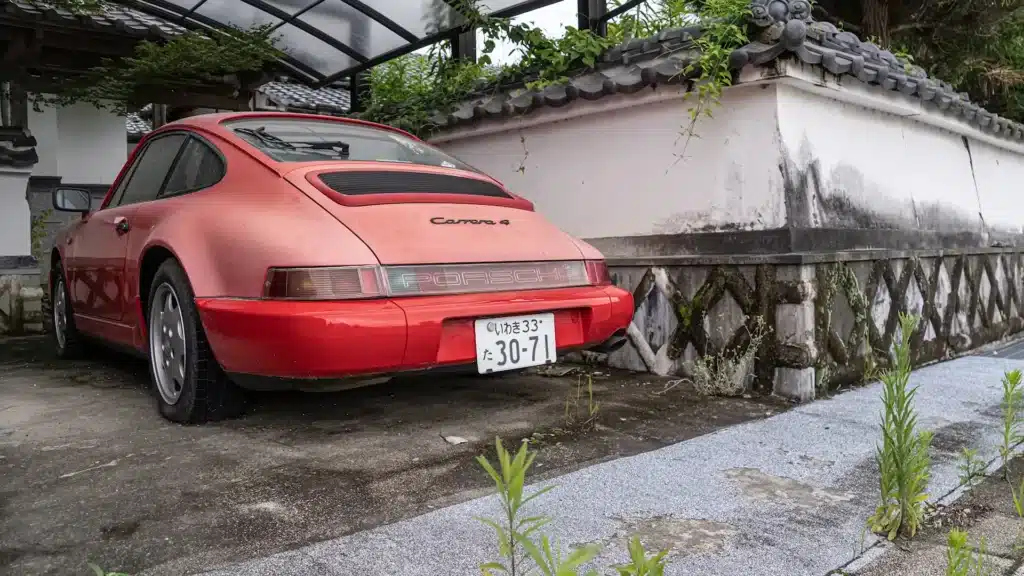 Abandoned Japanese exclusion zone is home to cars left to die