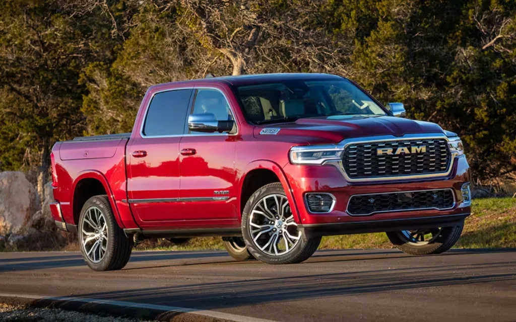 The angled bed cap at the heart of a new Ram patent could be Stellantis’ clever answer to one of the biggest efficiency headaches facing pickup trucks today.