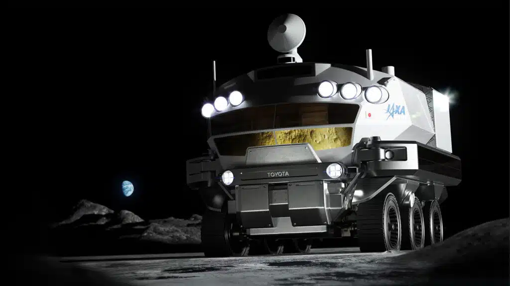 Toyota collaborated with NASA to test the Lunar Cruiser, a Land Cruiser for the moon