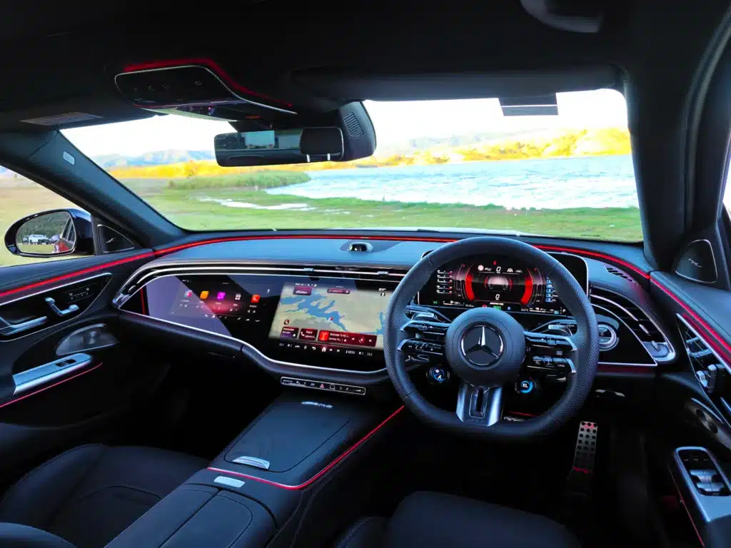 The Mercedes-AMG E53 Hybrid brings American muscle power, AMG Hybrid technology, and PHEV performance to a refined luxury sedan package