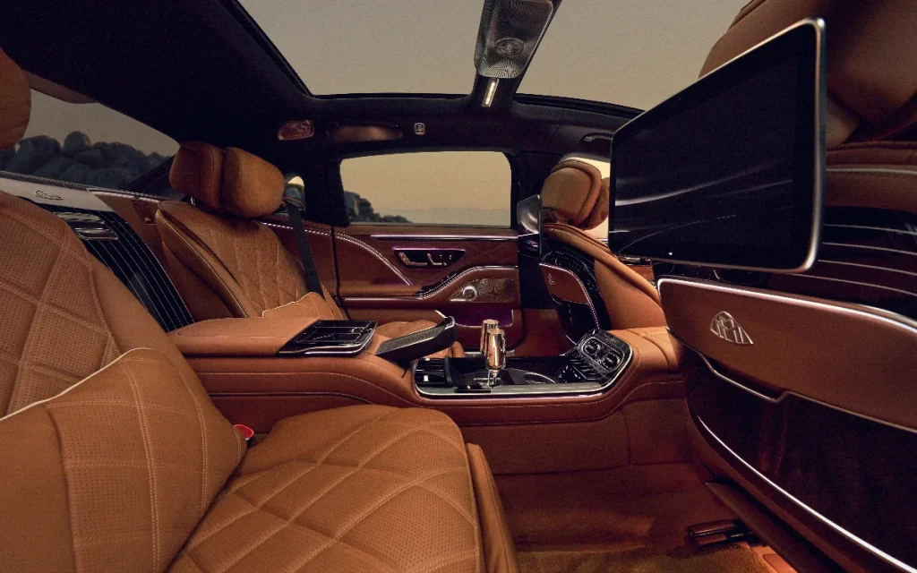 The 2027 Mercedes-Maybach S-Class luxury car just dropped with a V12, a superscreen and cupholders built exclusively for silver-plated flutes