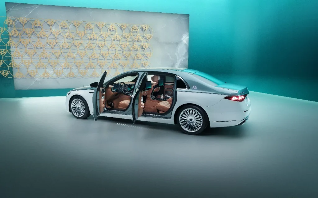 The 2027 Mercedes-Maybach S-Class luxury car just dropped with a V12, a superscreen and cupholders built exclusively for silver-plated flutes