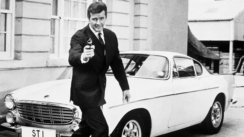The Volvo P1800 became a mainstream star thanks to starring in The Saint with Roger Moore.