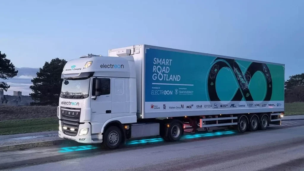 France just activated the world's first highway that charges electric cars and trucks while they're driving