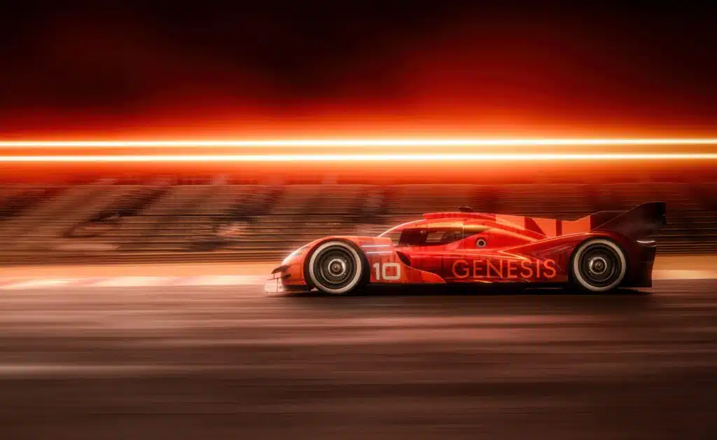 Genesis just unveiled a wild hybrid race car to take on Le Mans