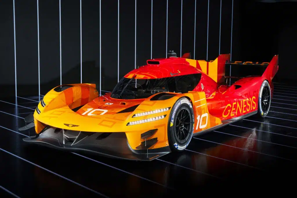 Genesis just unveiled a wild hybrid race car to take on Le Mans