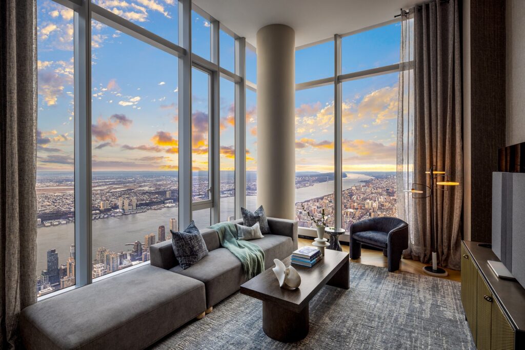 0m penthouse, The One Above All Else, living room