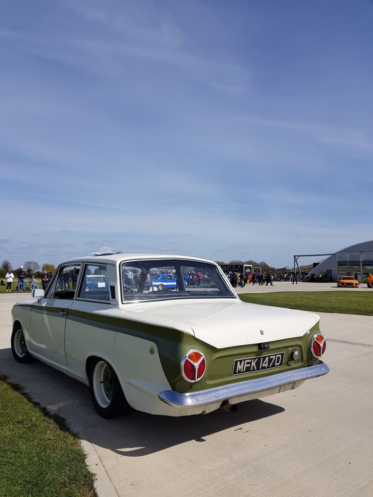 The CND rear lights remain an iconic feature of the MK1 Cortina to this day.