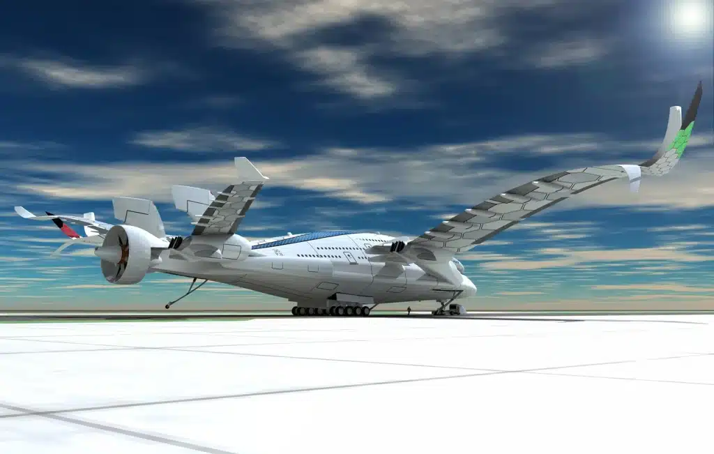 Triple-decker Progress Eagle jet has six hydrogen fuel engines and is bigger than a Boeing 747