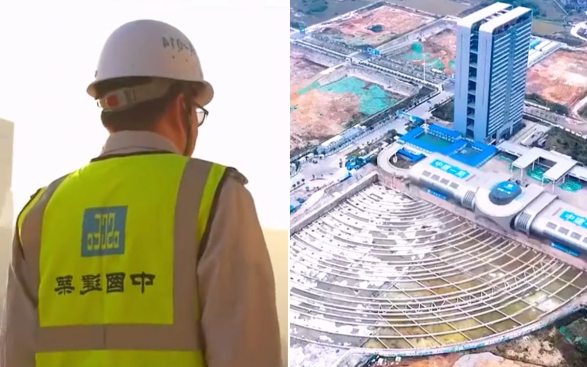 This entire 30,000 ton Chinese building was rotated 90 degrees in unprecedented project