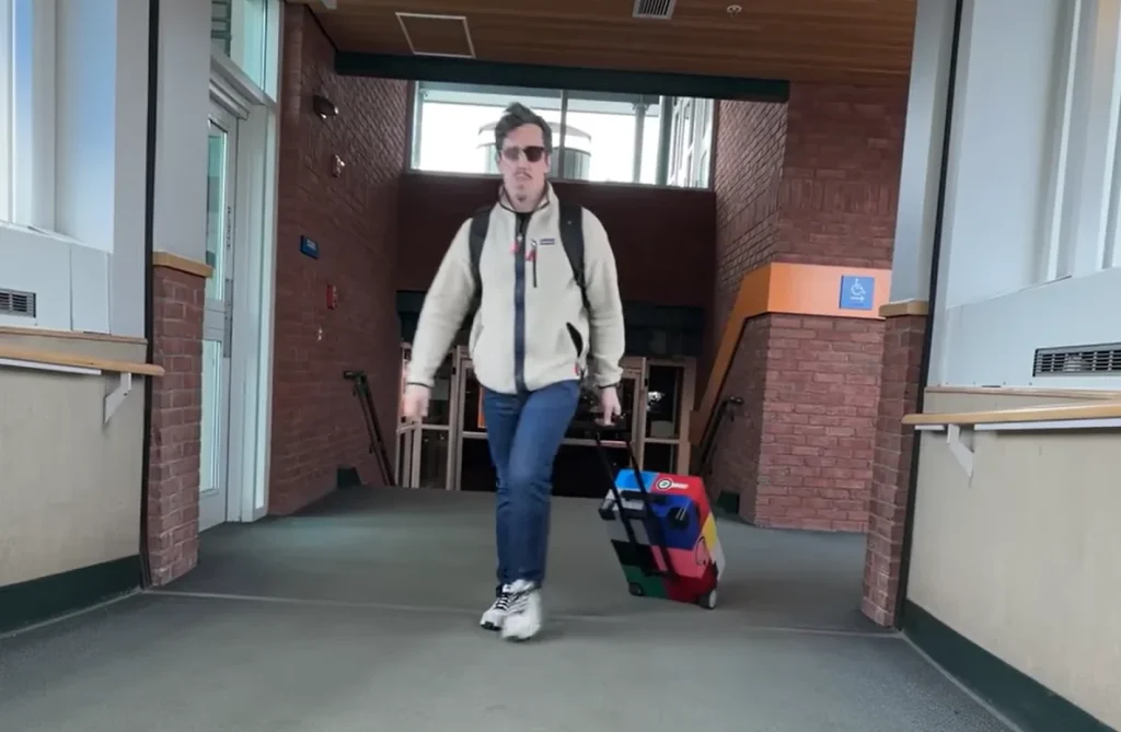 Vermont man 3D prints his own suitcase in response to travel chaos at airports and it gets through security no problem