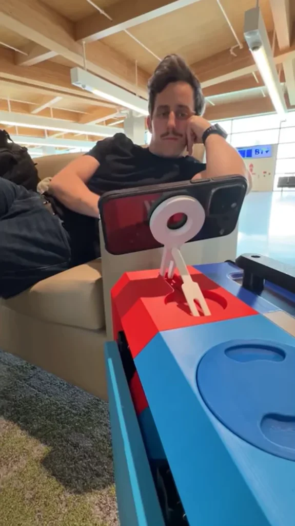 Vermont man 3D prints his own suitcase in response to travel chaos at airports and it gets through security no problem
