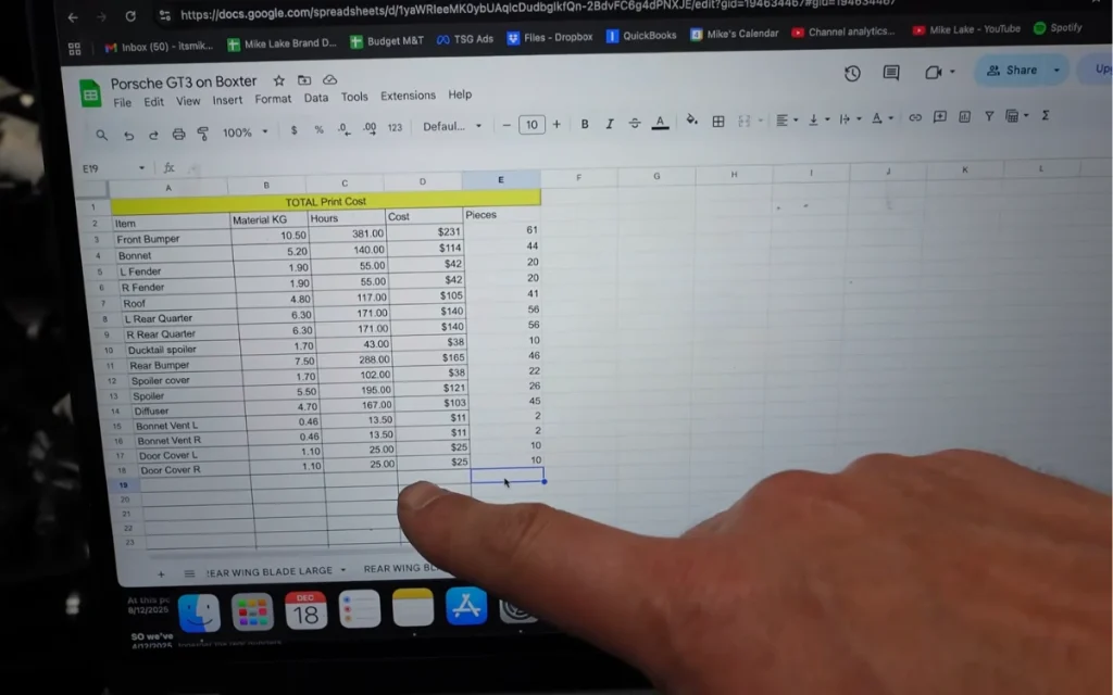 3D-printing a Porsche GT3 might sound way too wild, but YouTuber Mike Lake proved it was actually possible.