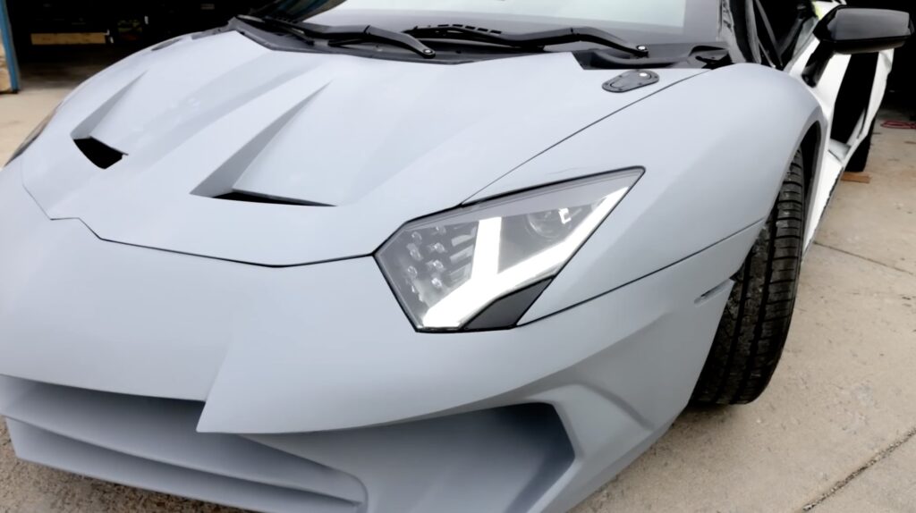 3D printed Lamborghini Aventador headlights