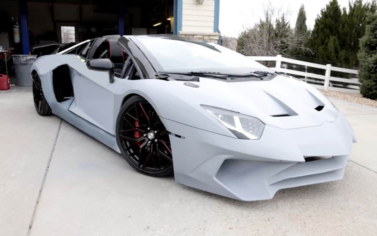 3D-printed Lamborghini Aventador SV