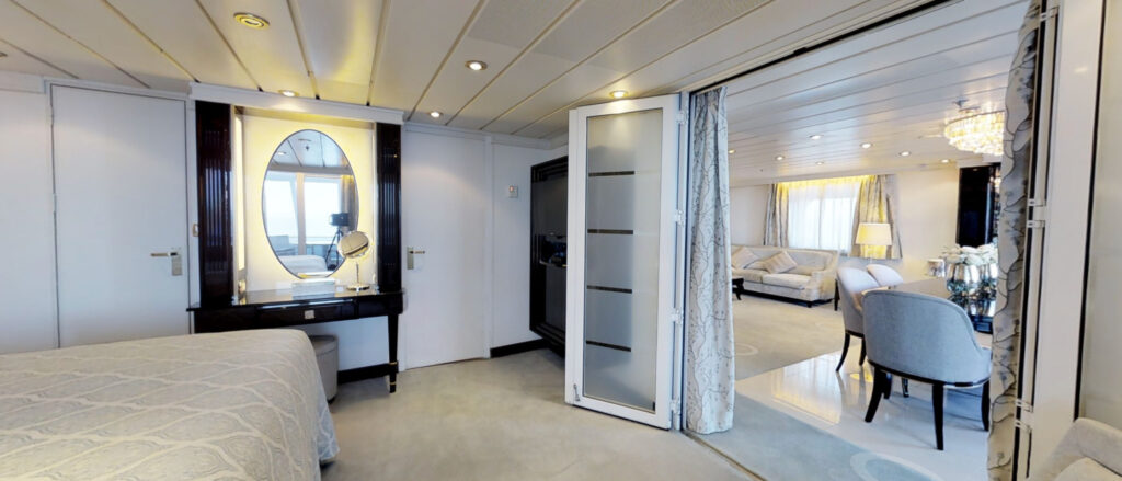 world's most expensive cruise, bedroom