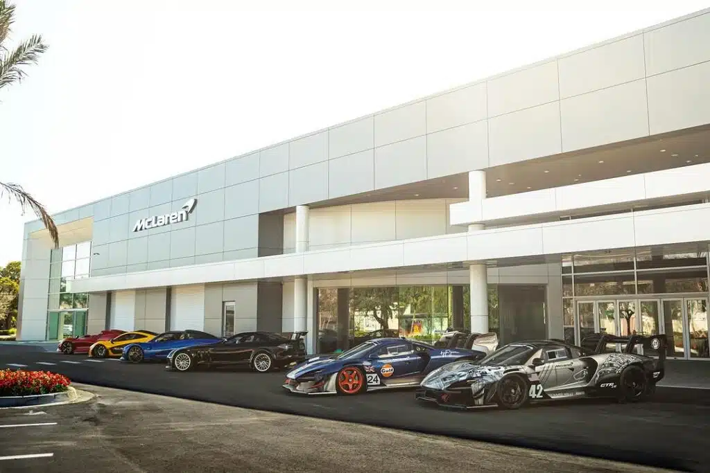 McLaren dealership is flexing on us so hard it should be illegal, right in central Florida