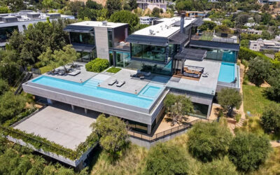 This $48m Hollywood Hills mansion has a 15-car garage and was built for a racing driver