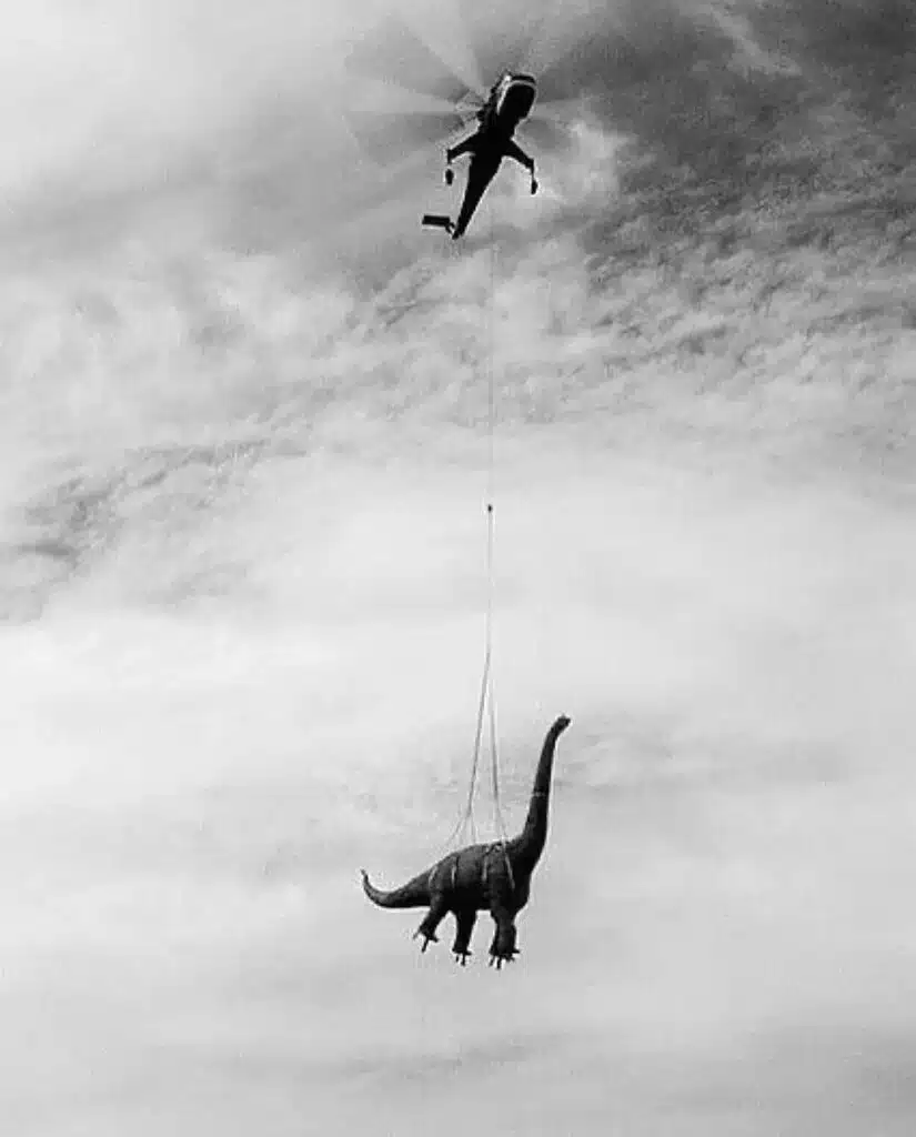 The T.Rex helicopter ride from New York to Boston that stole the show