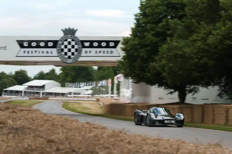 The Valhalla hypercar leads a triple debut at Goodwood Festival of Speed, joined by the DB12 Volante and a new V12 supercar