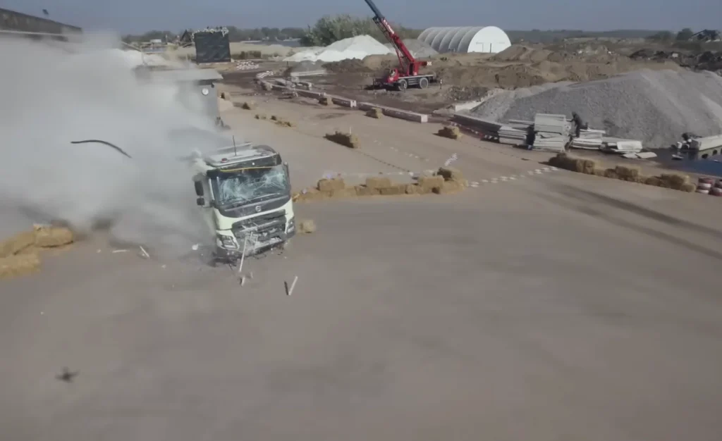 Volvo gave 4-year-old girl control of a $160,000 18-ton truck in wild test to prove it's completely unbreakable