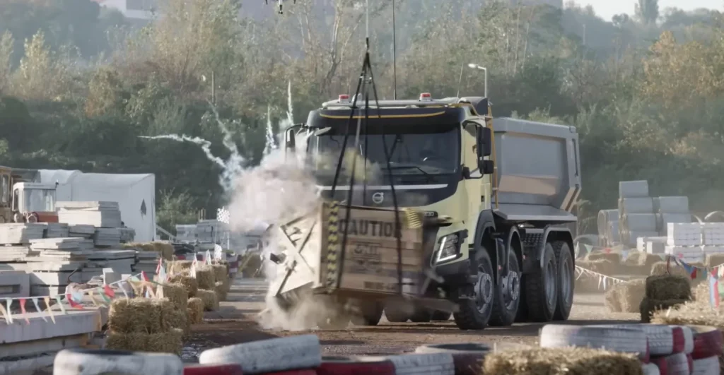 Volvo gave 4-year-old girl control of a $160,000 18-ton truck in wild test to prove it's completely unbreakable