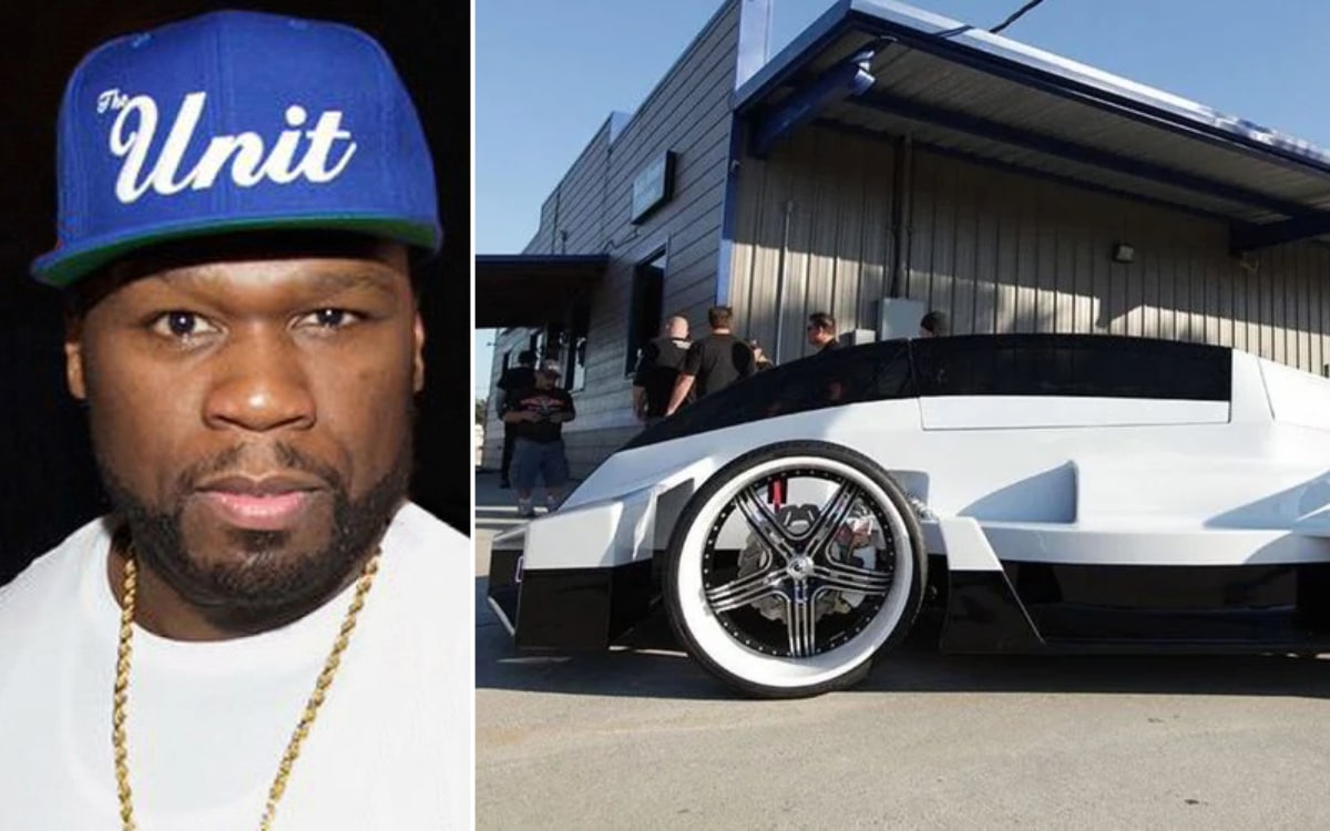 50 Cent spent six figures on his White Lightening Jet Car