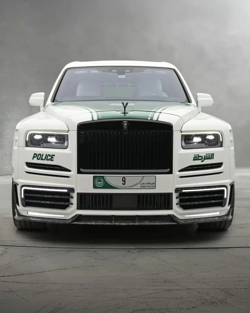 Dubai police has one-of-a-kind Mansory Cullinan in their luxury fleet of incredible vehicles