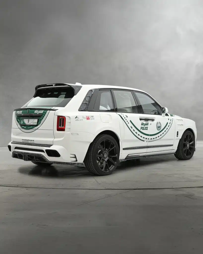 Dubai police has one-of-a-kind Mansory Cullinan in their luxury fleet of incredible vehicles