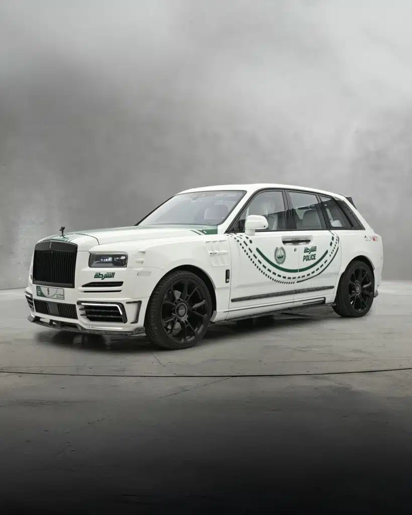 Dubai police has one-of-a-kind Mansory Cullinan in their luxury fleet of incredible vehicles